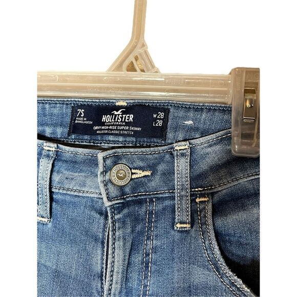 Hollister Curvy High Rise Super Skinny Jeans Size 7 - Picture 4 of 6